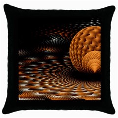 Fractals Fantasy Image Art Throw Pillow Case (black) by Simbadda