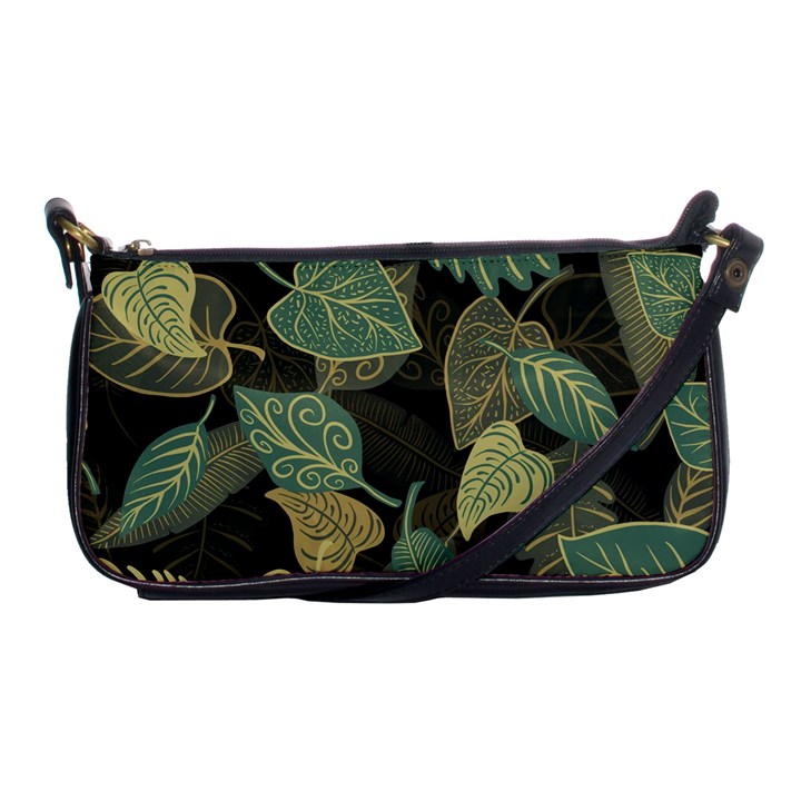 Autumn Fallen Leaves Dried Leaves Shoulder Clutch Bag