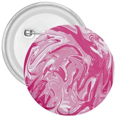 Marble Painting Texture Pattern Pink 3  Buttons