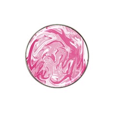 Marble Painting Texture Pattern Pink Hat Clip Ball Marker (10 pack)