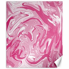 Marble Painting Texture Pattern Pink Canvas 20  x 24 