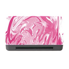 Marble Painting Texture Pattern Pink Memory Card Reader with CF