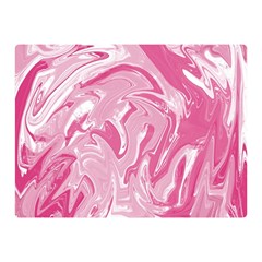 Marble Painting Texture Pattern Pink Double Sided Flano Blanket (Mini) 