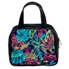 Leaves Tropical Picture Plant Classic Handbag (two Sides)