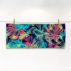 Leaves Tropical Picture Plant Hand Towel by Simbadda