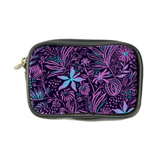 Stamping Pattern Leaves Drawing Coin Purse by Simbadda