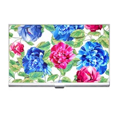 Flowers Floral Picture Flower Business Card Holder by Simbadda