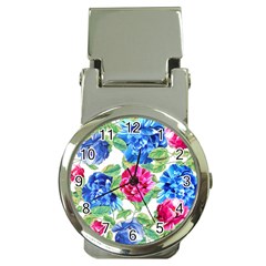 Flowers Floral Picture Flower Money Clip Watches by Simbadda