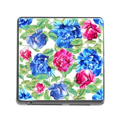 Flowers Floral Picture Flower Memory Card Reader (square 5 Slot) by Simbadda