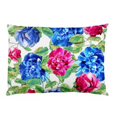 Flowers Floral Picture Flower Pillow Case (two Sides) by Simbadda