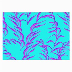 Branches Leaves Colors Summer Large Glasses Cloth (2 Sides) by Simbadda