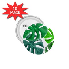 Tropical Greens Leaves Design 1 75  Buttons (10 Pack) by Simbadda