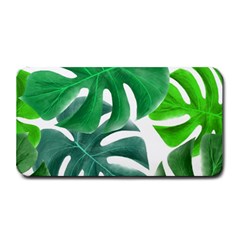 Tropical Greens Leaves Design Medium Bar Mats by Simbadda