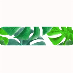 Tropical Greens Leaves Design Large Bar Mats by Simbadda