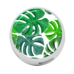 Tropical Greens Leaves Design 4-port Usb Hub (two Sides) by Simbadda