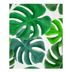 Tropical Greens Leaves Design Shower Curtain 60  X 72  (medium)  by Simbadda