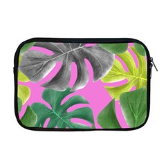 Tropical Greens Leaves Design Apple Macbook Pro 17  Zipper Case by Simbadda