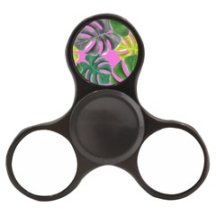 Tropical Greens Leaves Design Finger Spinner by Simbadda