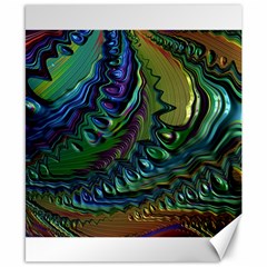 Fractal Art Background Image Canvas 8  X 10  by Simbadda