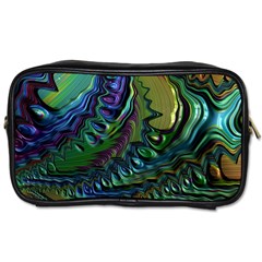 Fractal Art Background Image Toiletries Bag (one Side) by Simbadda