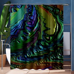 Fractal Art Background Image Shower Curtain 60  X 72  (medium)  by Simbadda