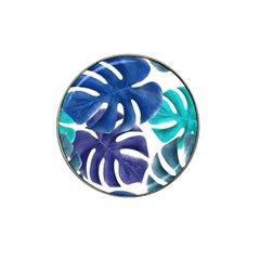 Leaves Tropical Blue Green Nature Hat Clip Ball Marker (10 Pack) by Simbadda