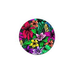 Hibiscus Flower Plant Tropical Golf Ball Marker (10 Pack) by Simbadda