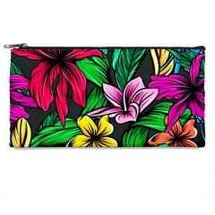 Hibiscus Flower Plant Tropical Pencil Cases by Simbadda