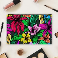 Hibiscus Flower Plant Tropical Cosmetic Bag (large) by Simbadda