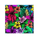 Hibiscus Flower Plant Tropical Small Satin Scarf (Square) Front