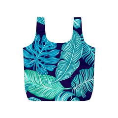 Tropical Greens Leaves Design Full Print Recycle Bag (s) by Simbadda