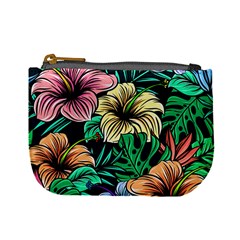 Hibiscus Flower Plant Tropical Mini Coin Purse