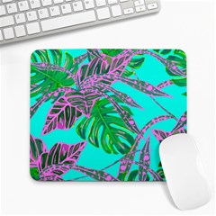 Painting Oil Leaves Reason Pattern Large Mousepads by Simbadda