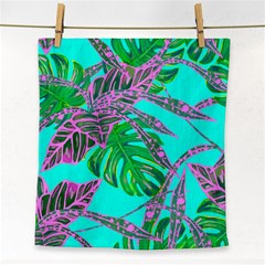 Painting Oil Leaves Reason Pattern Face Towel by Simbadda