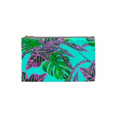 Painting Oil Leaves Reason Pattern Cosmetic Bag (small) by Simbadda