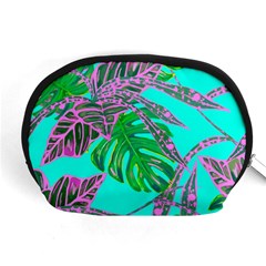 Painting Oil Leaves Reason Pattern Accessory Pouch (medium) by Simbadda