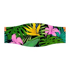 Tropical Greens Leaves Design Stretchable Headband