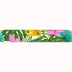 Tropical Greens Leaves Monstera Small Bar Mats by Simbadda