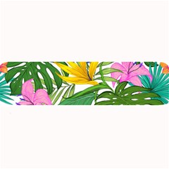 Tropical Greens Leaves Monstera Large Bar Mats by Simbadda