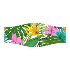 Tropical Greens Leaves Monstera Stretchable Headband by Simbadda