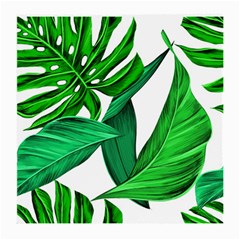 Leaves Tropical Monstera Summer Medium Glasses Cloth (2 Sides) by Simbadda