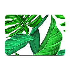 Leaves Tropical Monstera Summer Plate Mats by Simbadda