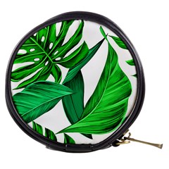 Leaves Tropical Monstera Summer Mini Makeup Bag by Simbadda