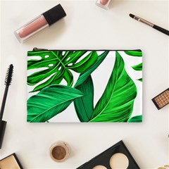 Leaves Tropical Monstera Summer Cosmetic Bag (Medium)