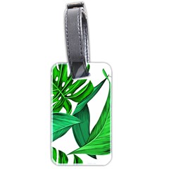 Leaves Tropical Monstera Summer Luggage Tag (two sides)