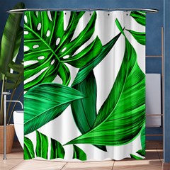 Leaves Tropical Monstera Summer Shower Curtain 60  x 72  (Medium) 