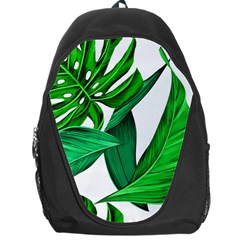 Leaves Tropical Monstera Summer Backpack Bag by Simbadda