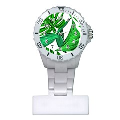 Leaves Tropical Monstera Summer Plastic Nurses Watch