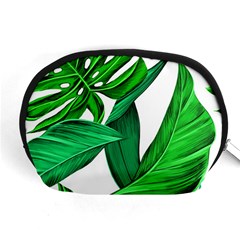 Leaves Tropical Monstera Summer Accessory Pouch (medium) by Simbadda