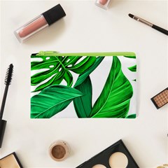 Leaves Tropical Monstera Summer Cosmetic Bag (xs) by Simbadda